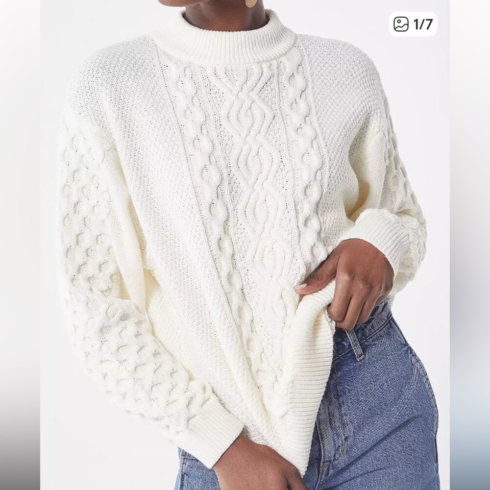 Urban Outfitters Oversized Cable Knit Sweater